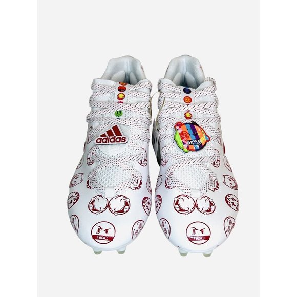 Adidas Freak 22 Big Mood GZ6901 Emoji White/Red Football Cleats Mens Size 14 - Picture 5 of 11